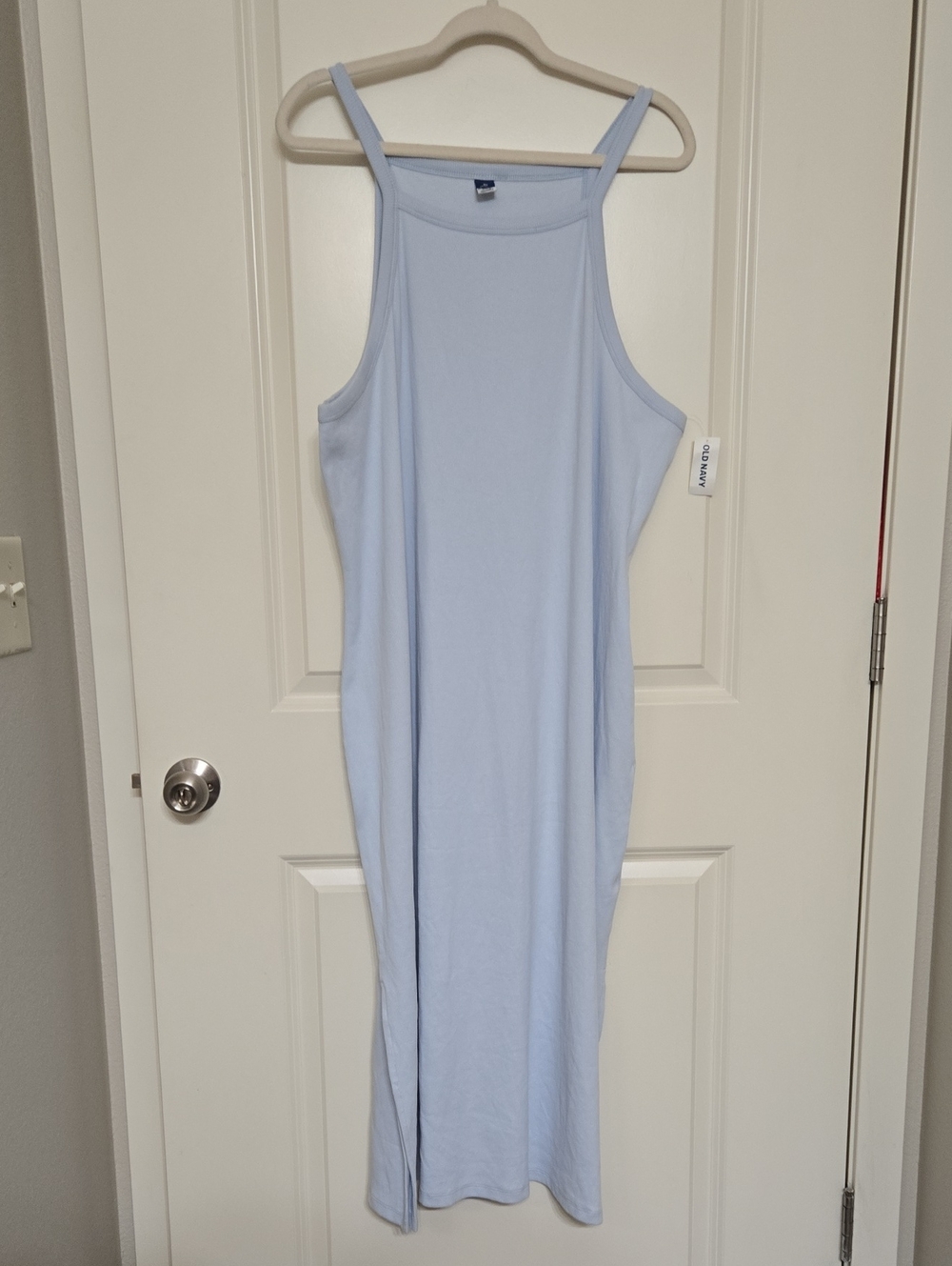 Old Navy Pale Blue Sleeveless Maxi Dress